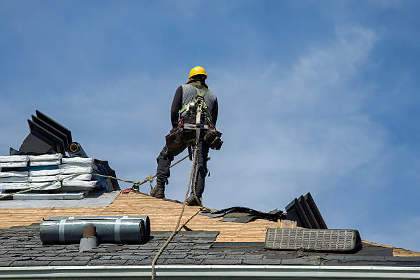 Professional Roof Installation technician working in Winterthur, DE